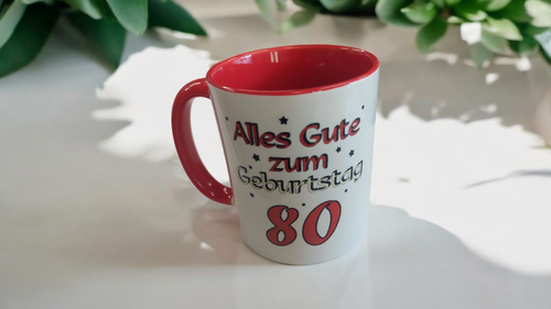 Keramiktasse Two Tones & Handle "personalisierbar" Onlineshop KB