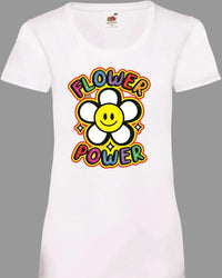 T-shirt "Flowerpower" Damen Onlineshop KB