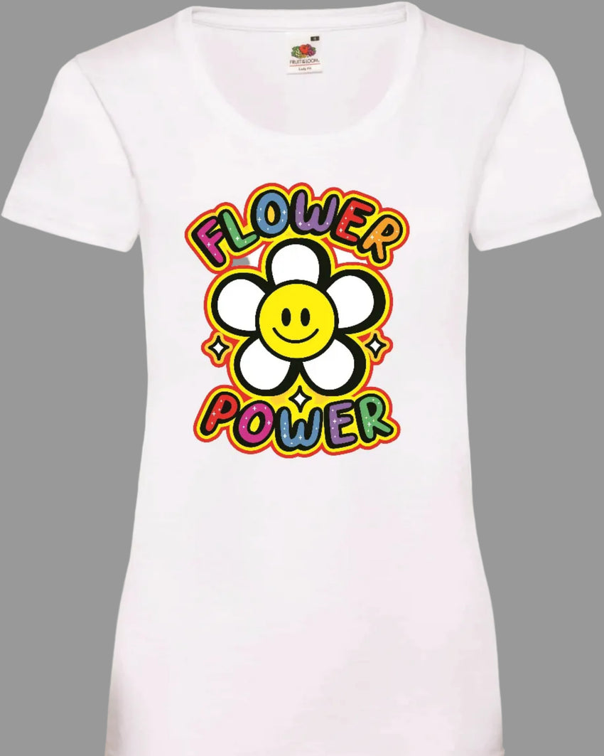 T-shirt "Flowerpower" Damen Onlineshop KB