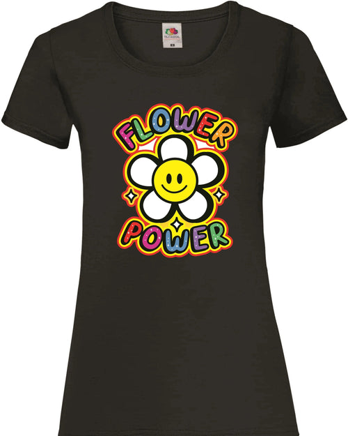 T-shirt "Flowerpower" Damen Onlineshop KB