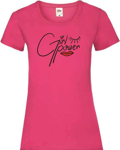 Damen T-Shirt „Girlpower“ – Statement-Shirt