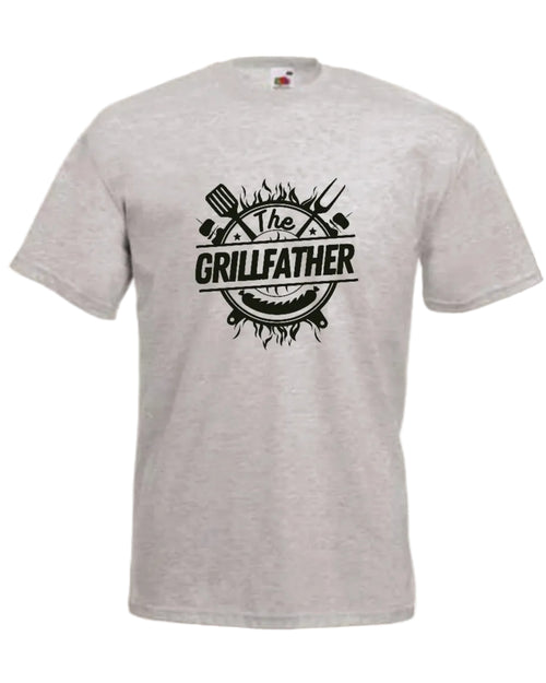 Herren T-Shirt „Grillfather“ – BBQ Shirt