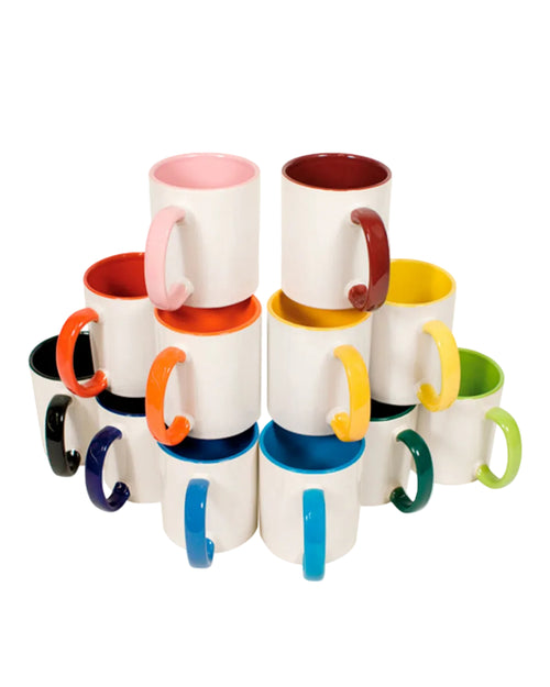 Personalisierbare Keramiktasse 330 ml mit C-Henkel