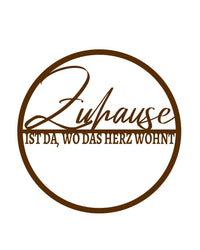 Türschild "Zuhause" Onlineshop KB
