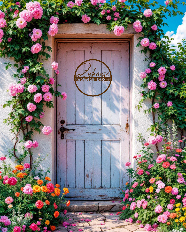 Türschild "Zuhause" Onlineshop KB