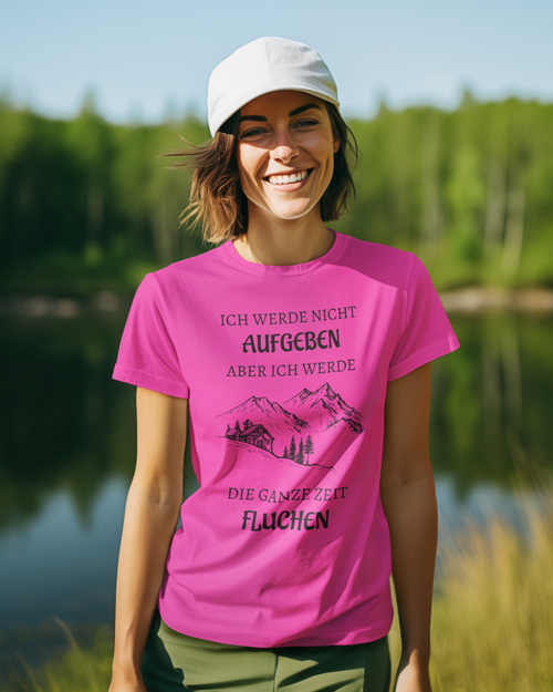 Damen T-Shirt „Wandern“ – Lady-Fit